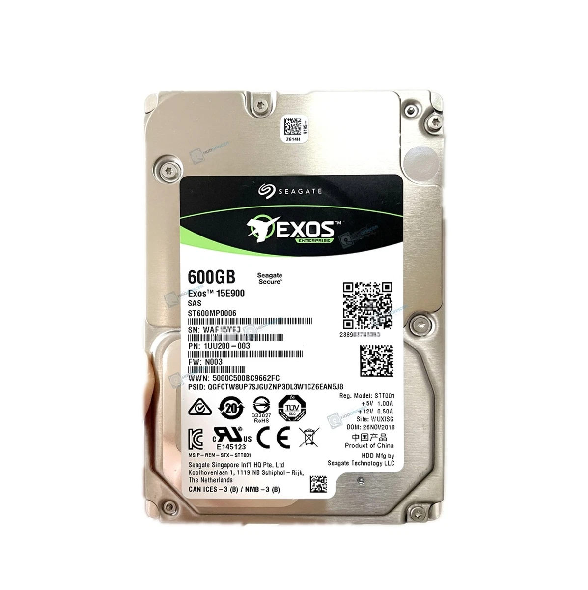Seagate 2.5 in Form Factor 600 GB Storage Capacity Internal 15000