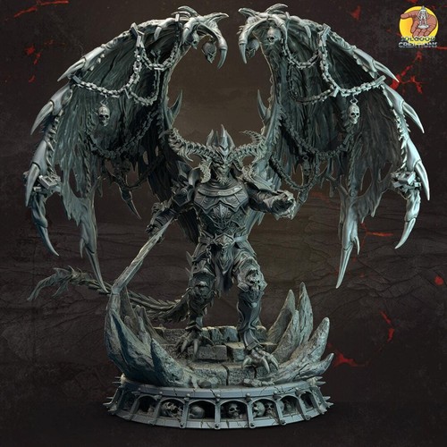 Dark Demon Lord miniature - DnD miniatures - Role Playing Game - Tabletop Mini - Picture 1 of 6