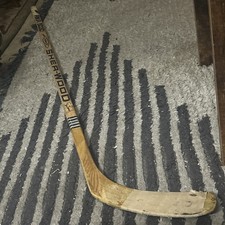 Steve Larmer Chicago Blackhawks Signed Sherwood Game Used Stick