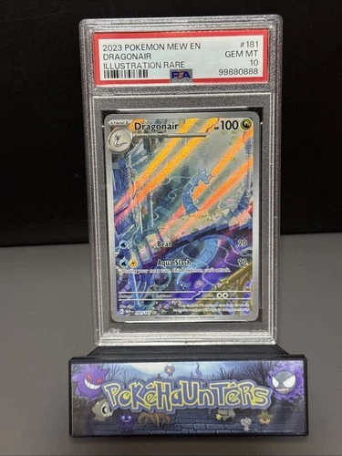 Pokemon Card Dragonair 181/165 Scarlet & Violet 151 Illustration Rare PSA 10 GEM