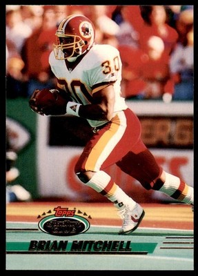 1993 STADIUM CLUB BRIAN MITCHELL WASHINGTON REDSKINS #272