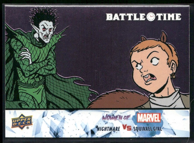 2024 Upper Deck Women of Marvel #BT-6 Squirrel Girl / Nightmare Battle Time