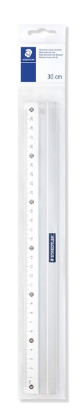 Staedtler Mars Metall Lineal Aluminium 30 Cm Rutschfest PräZise Schule BüRo-image