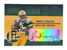 2001 Playoff Contenders Round Numbers Robert Ferguson Chris Chambers RC Auto