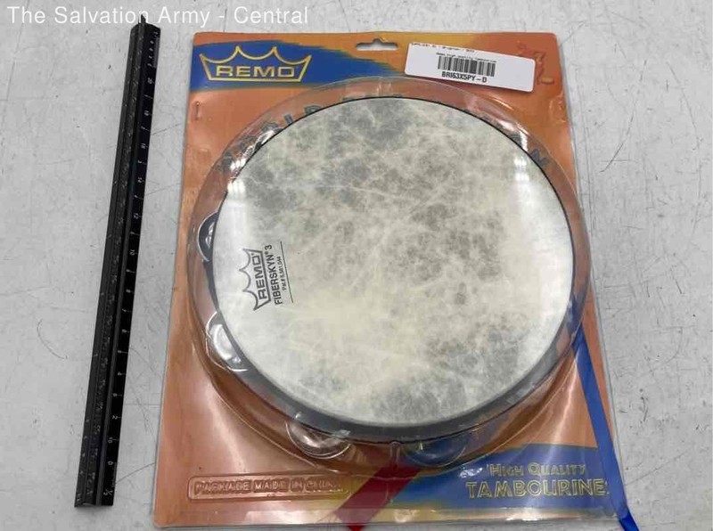 Remo Fiberskyn 3 Silver High-Quality Sound Percussion Tambourine