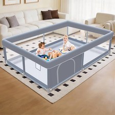 XVISHX 65 x 50 Inch Baby Playpen, Playpen for Babies and Toddlers, Baby Playpen