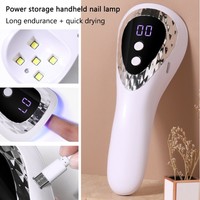 Wireless Handheld Led Nail Lamp Mini Uv Nail Light Portable Rechargeable New