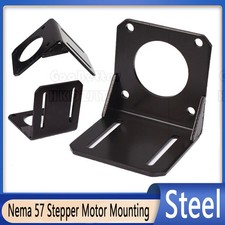 Nema 57 Stepper Motor Mounting Bracket Steel Holder Stepper Motor Geared Black