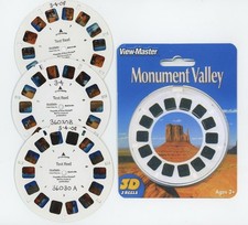 Monument Valley Utah Land of the Navajo View-Master 3 TEST Reels and Copy Cover