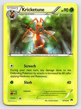 Kricketune 6/122 Uncommon BREAKpoint Pokemon Heavily Played