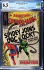 AMAZING SPIDER-MAN 56 CGC 6.5 Silver Key 1st Stacy Lee Kirby Not Cleaned Pressed
