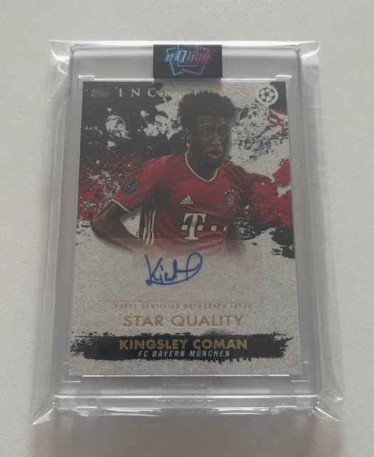 Topps 2021 Inception - Kingsley Coman Star Quality Auto UCL FC Bayern München