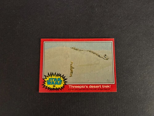 1977 Topps Star Wars #69 Threepio's desert trek! — Raw