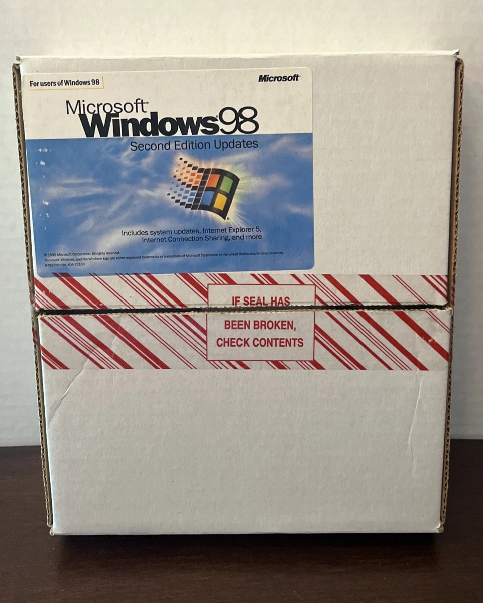Microsoft Windows 98 Operating System Software for sale - eBay