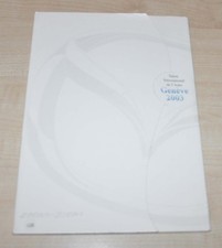 2003 Mazda Geneva Press Kit CD Factory Photo Brochure Prospekt ENG