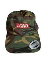 LGND Hat Cap Strap Back Camo Patch Embroidered Camouflage Mens Classic
