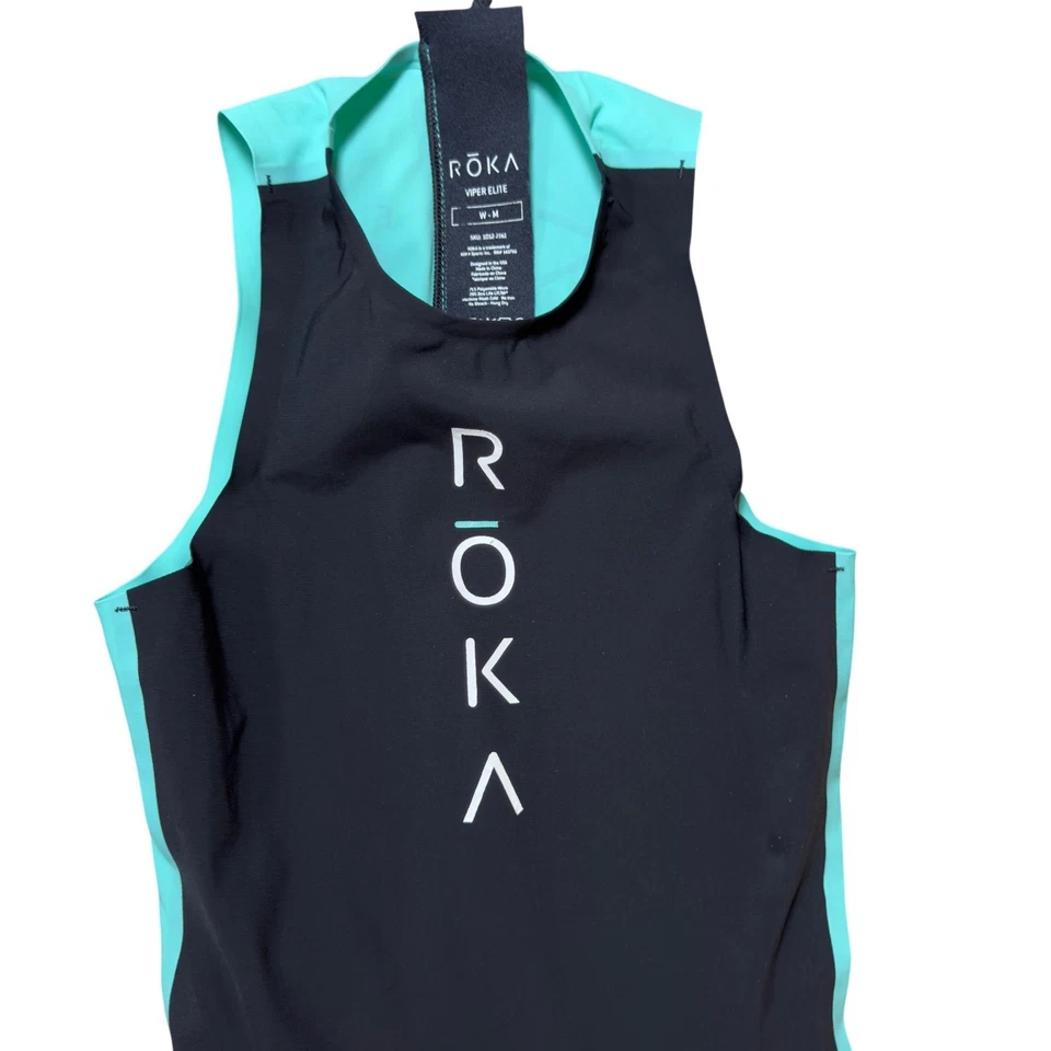 ROKA Viper Elite W-M триатлон велоспорт триатлон костюм Aqua новом черный - Изображение 4 из 4