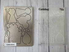 Disney Mickey Mouse Celebrations Cut & Emboss Die Embossing Folder  37-1745 EUC