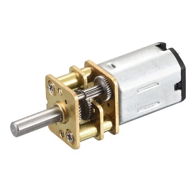 Micro Vitesse Réduction Engrenage Moteur DC 12V 300RPM Métal pour Voiture - Photo 1/4