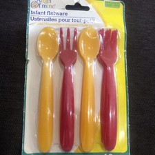 Angel F Mine Infant Flatware BPA Free 12 Piece Per Pack