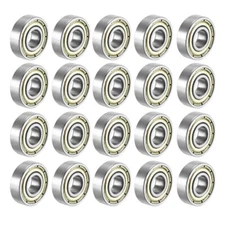 20pcs Deep Groove Ball Bearing 695ZZ Double Shield 5mm x 13mm x 4mm Carbon Steel