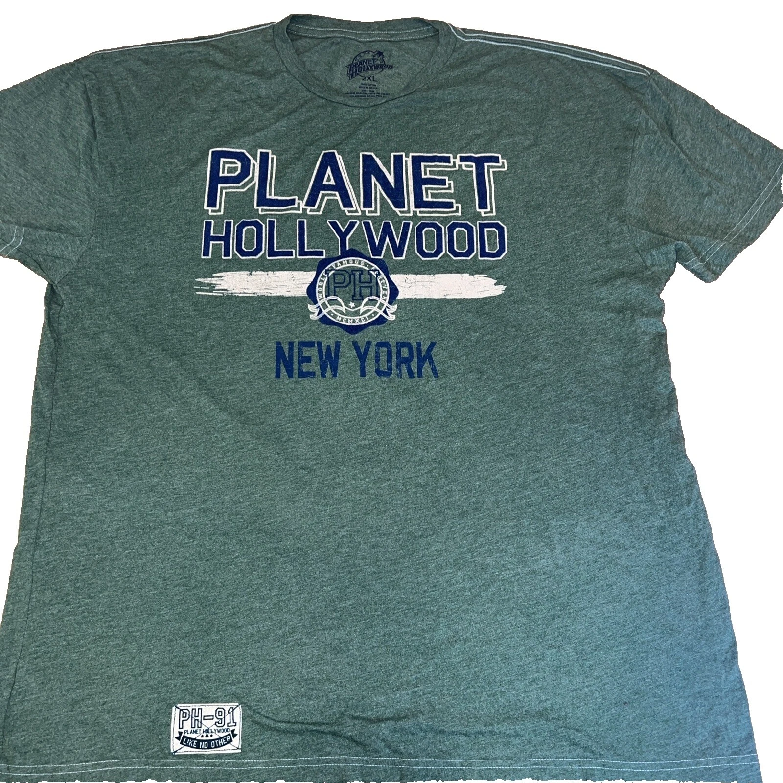 Planet Hollywood camisetas de algodón para hombres