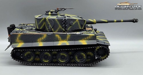 RC Panzer 2.4 GHz Tiger 1 Tiki Taigen V3 BB +Servo +Kanonenrauch Metall-Edition - Bild 4 von 12