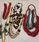 Bold Costume Jewelry Necklace Lot For Wear or Resale Vintage Modern (#1201)
