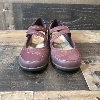 Earth Origins Rory Size 6 Mary Jane Womens Merlot Comfort SlipOn Shoes  Leather | eBay