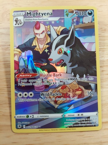 Mightyena & Sidney TG09/TG30 Astral Radiance NM Ultra Rare Pokemon Card