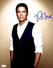 Rob Lowe Signed 11x14 Photo JSA COA The Outsiders St Elmo's Fire Auto Mint RARE