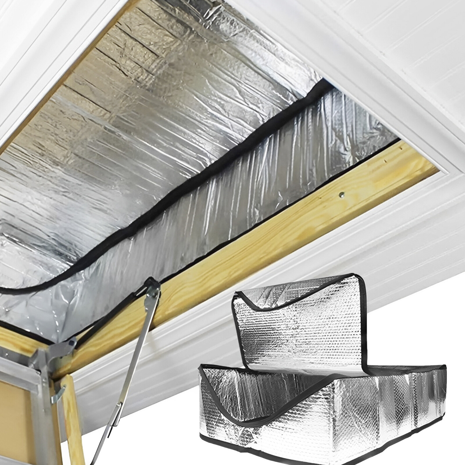 Attic Stairs Insulation Cover with Zipper Waterproof Attic Door