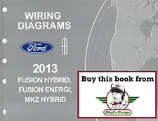 2013 Ford Fusion Hybrid & Energi & Lincoln MKZ Hybrid Electrical Wiring Diagrams
