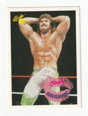 RAVISHING RICK RUDE - WWF CLASSIC GAMES 1990 TC #3 TITAN SPORTS - SELTEN