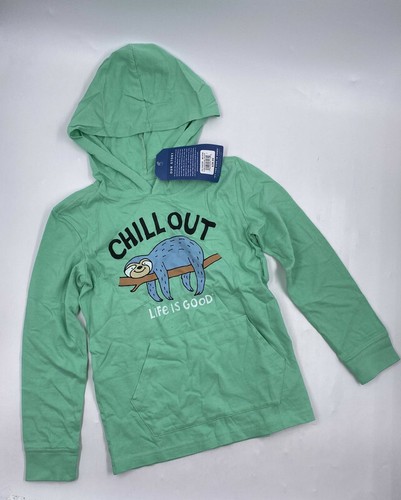 LONG SLEEVE GREEN HOODED SHIRT YOUTH 