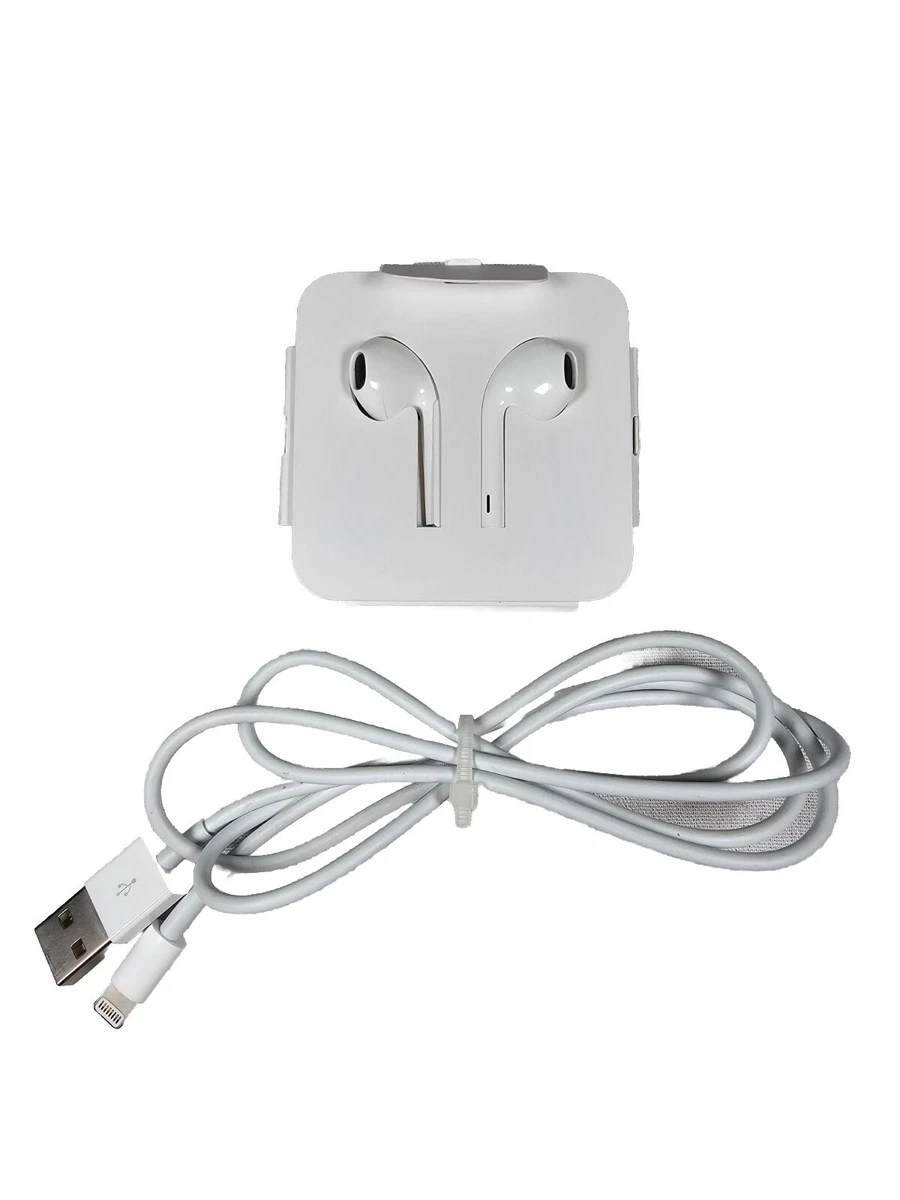 NEW Wired Apple Earpods With Charging Cable Lightning To USB eBay