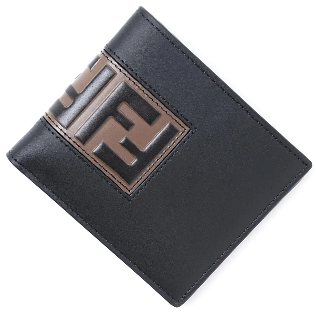 Leather wallet Fendi Black in Leather - 25334755