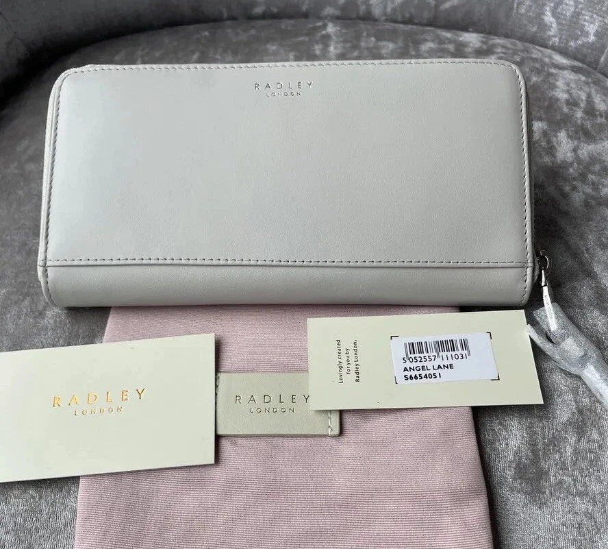 New Radley London Small Flapover Grab Handbag, Purse - Natural Color | eBay