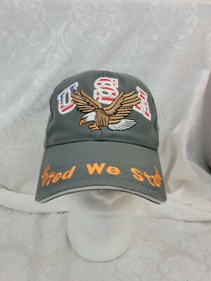 Kolob Brand Patriotic Embroidered Eagle U.S. Flag & Stars USA United We Stand