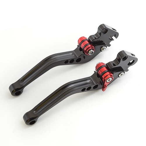 For Honda VTX 1800 2002-2008 Valkyrie 1997-2003 FXCNC Brake Clutch Levers Black - Picture 11 of 13