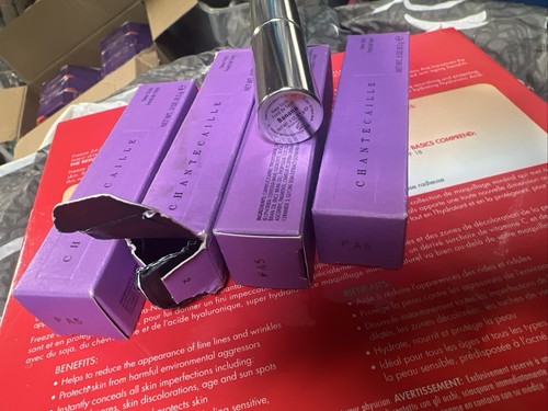 4x Chantecaille New Stick Foundation Banana .3 oz. Lot Of 4 Pieces New In Box - Picture 6 of 6