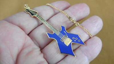(M302-C) Choose 3 colors  B C Rich WARLOCK electric guitar PENDANT necklace