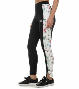 adidas floral stripe leggings