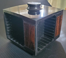 Vintage Dynasound Stow-A-Way Cassette Storage Module / Carousel / Rotating cube