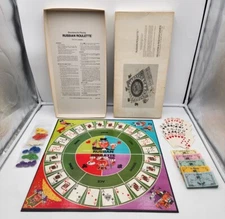 1976 Selchow & Righter Russian Roulette Board Game Complete