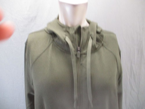 Hylete Size L Mens Drawstring Full Zip Stand Collar Pocket Athletic Jacket 172 - Picture 2 of 13