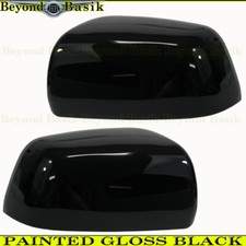 2008-2014 Mitsubishi Lancer Gloss Gloss Black Mirror Covers Overlay Trims