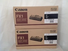 Two (2x) Canon FX-1 Black Toner Cartridges