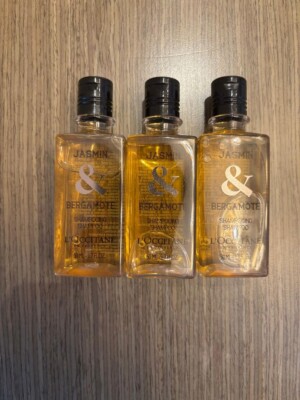 ON SALE $48 New 3 PC 1.7 oz L'Occitane Jasmin Bergamote SHAMPOO MADE JAN 2025