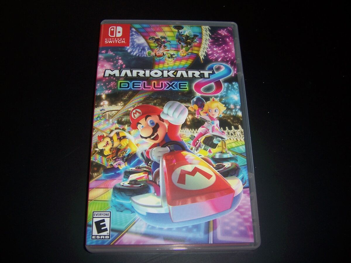 Mario Kart 8 Deluxe Replacement Cover & Case: Double-sided 